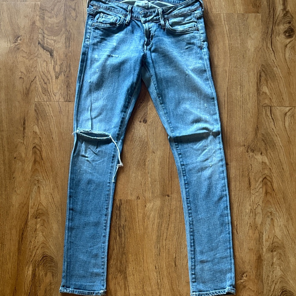 Citizens Of Humanity Light Blue Skinny Jeans Sz 26